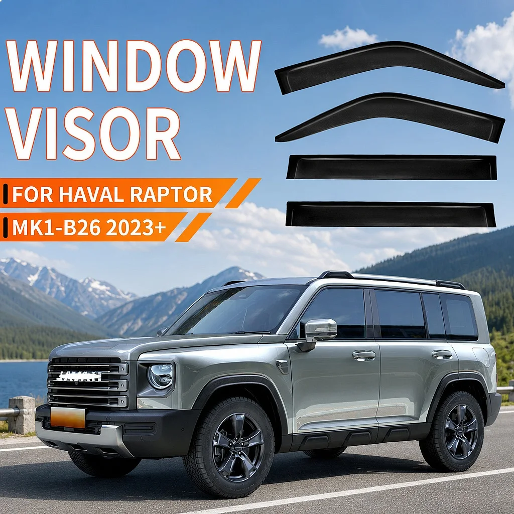 For HAVAL Raptor 2023+ Car Window Visor Awning Rain Sun Shade Side Windshield Auto Accessories
For HAVAL Raptor 2023+ Car Window Visor Awning Rain Sun Shade Side Windshield Auto Accessories