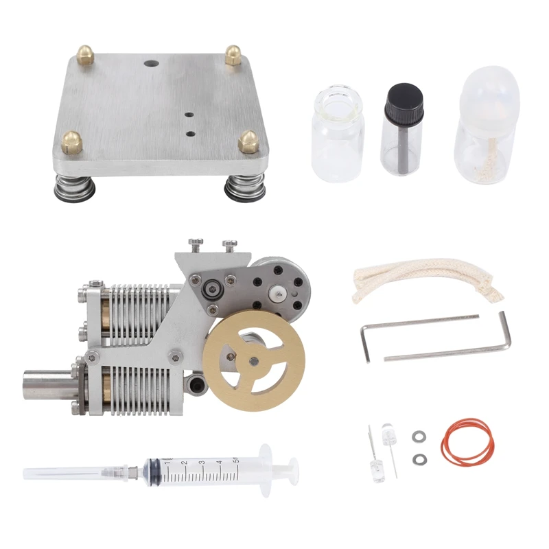 Full Metal Stirling Engine Model Mini Generator Model Physics Steam Science Educational Engine Model Kit Toy
Full Metal Stirling Engine Model Mini Generator Model Physics Steam Science Educational Engine Model Kit Toy