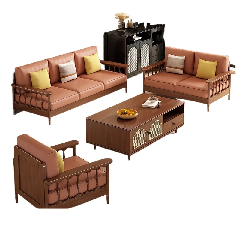 Medieval solid wood sofa, modern simpl e living room ch air household sm all apartment straight row fabric s ofa
Medieval solid wood sofa, modern simpl e living room ch air household sm all apartment straight row fabric s ofa