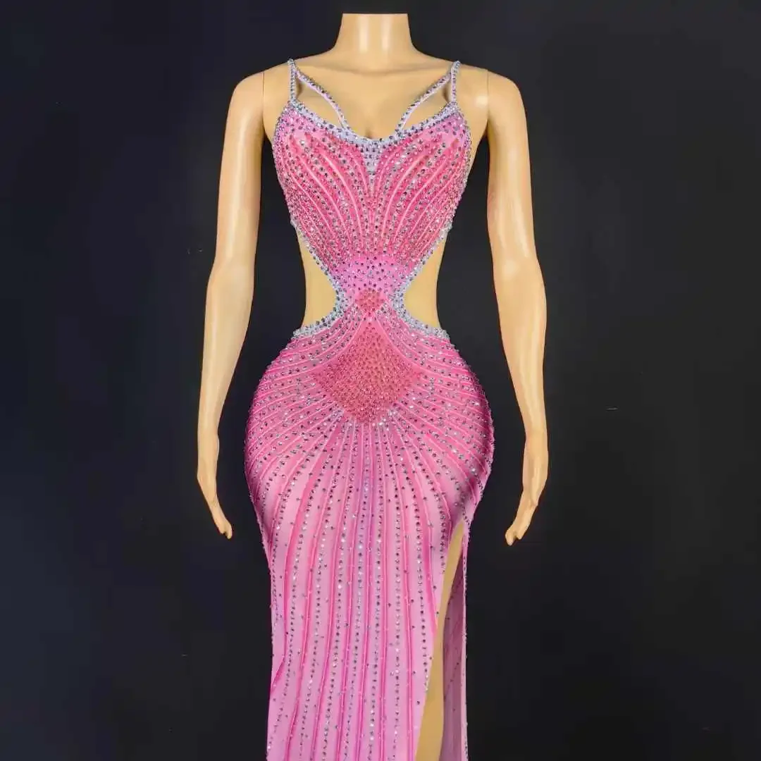 Women Backless Rhinestone Long Sleeveless Dressy Summer Evening Prom Queen Drag Queen Costumes
Women Backless Rhinestone Long Sleeveless Dressy Summer Evening Prom Queen Drag Queen Costumes
