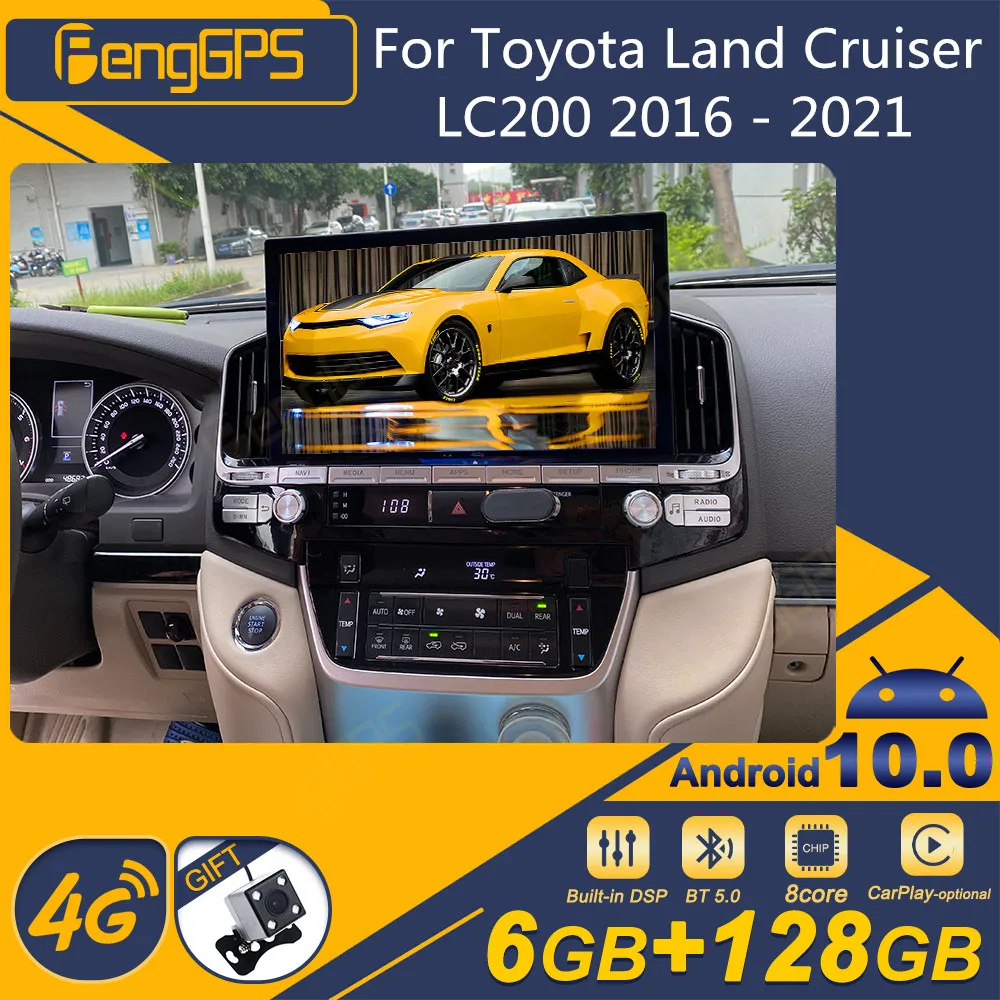 For Toyota Land Cruiser LC200 2016 - 2021 Android Car Radio 2Din Stereo Receiver Autoradio Multimedia Player GPS Navi Head Unit
For Toyota Land Cruiser LC200 2016 - 2021 Android Car Radio 2Din Stereo Receiver Autoradio Multimedia Player GPS Navi Head Unit