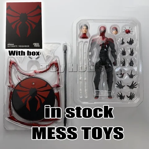 Mess Toys Factory Superior Spider Man Peter Parker Dottore Polpo Messtoys Spiderman Vicino Anime Action Figure Giocattoli Regali