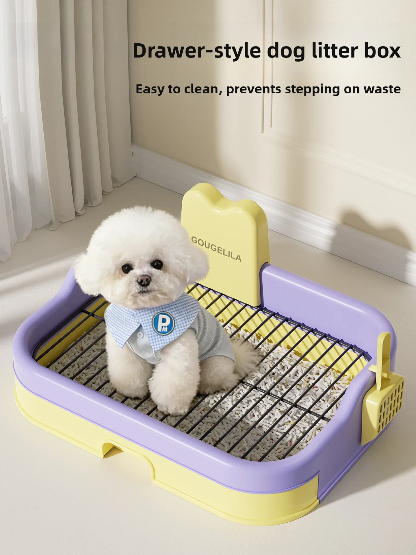 Pet Toilet Training Potty Tray for Small And Medium Dogs Prevents Poop Trampling Durable Plastic Material Indoor And Outdoor Use
Pet Toilet Training Potty Tray for Small And Medium Dogs Prevents Poop Trampling Durable Plastic Material Indoor And Outdoor Use