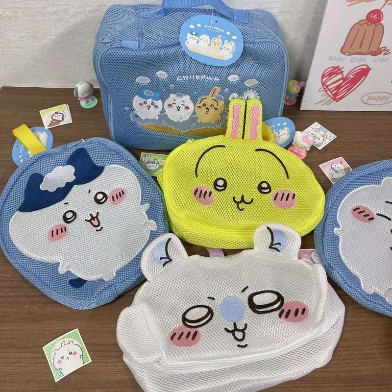 Новая милая сетчатая сумка для стирки белья и туалетных принадлежностей с вышивкой в стиле аниме Чиикава Хачиваре Момонга, предотвращающая деформацию
Новая милая сетчатая сумка для стирки белья и туалетных принадлежностей с вышивкой в стиле аниме Чиикава Хачиваре Момонга, предотвращающая деформацию