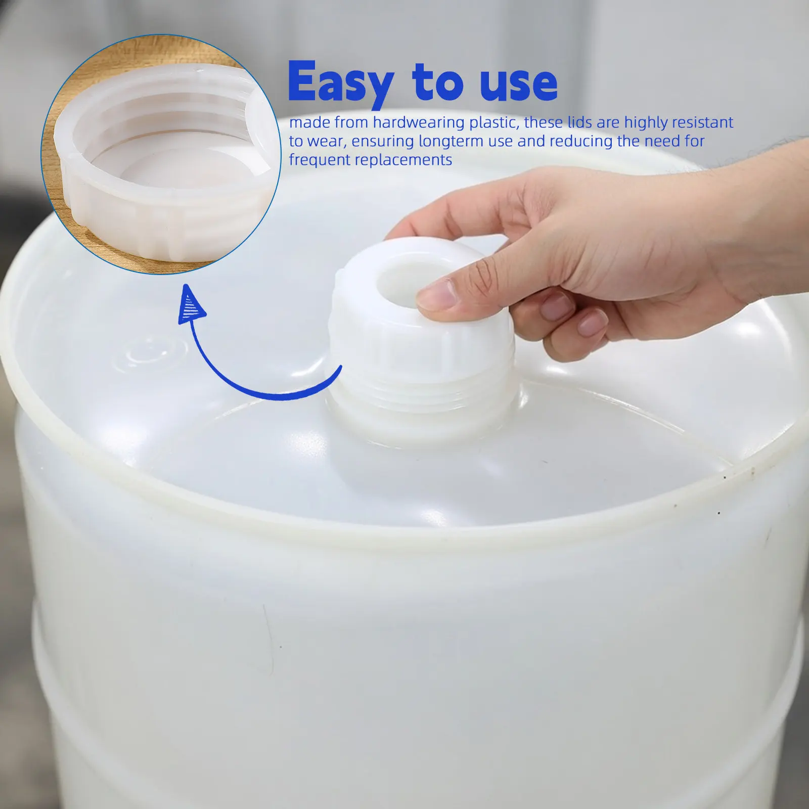 5pcs Plastic Bucket Lids Airtight Leak Proof Screw Top Caps For Water Tanks Paint Pails Chemical Drums Industrial Storage
5pcs Plastic Bucket Lids Airtight Leak Proof Screw Top Caps For Water Tanks Paint Pails Chemical Drums Industrial Storage