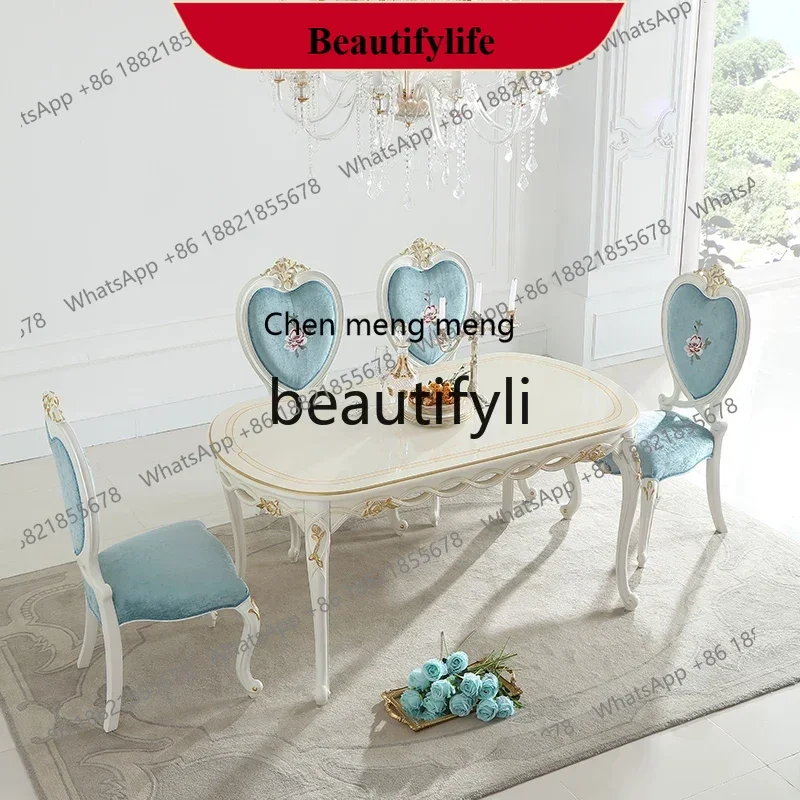 z183 French pastoral 1.6M oval dining table blue European dining table and chairs non-custom dining table
z183 French pastoral 1.6M oval dining table blue European dining table and chairs non-custom dining table