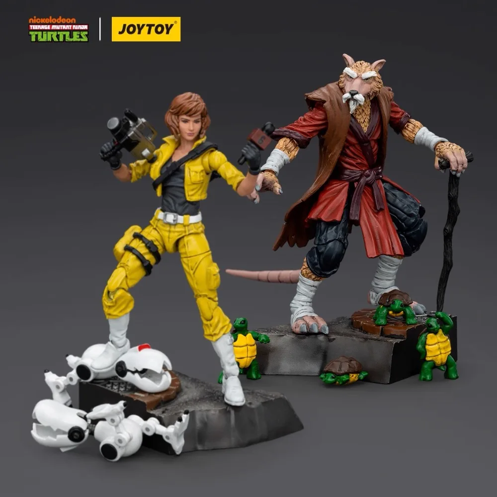 Genuine JOYTOY TMNT Splinter April O'Neil 1/18 Movable Doll Hand Collectible Desktop Ornament Model Decorative Toy Holiday Gift
Genuine JOYTOY TMNT Splinter April O'Neil 1/18 Movable Doll Hand Collectible Desktop Ornament Model Decorative Toy Holiday Gift