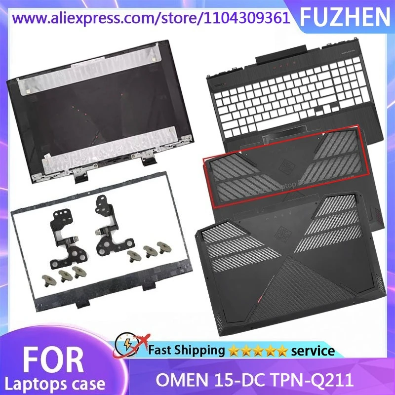 New Cover For OMEN 15-DC TPN-Q211 LCD Rear Cover/Front Frame/Palm Pad/Bottom Cover/hinged Air Outlet
New Cover For OMEN 15-DC TPN-Q211 LCD Rear Cover/Front Frame/Palm Pad/Bottom Cover/hinged Air Outlet