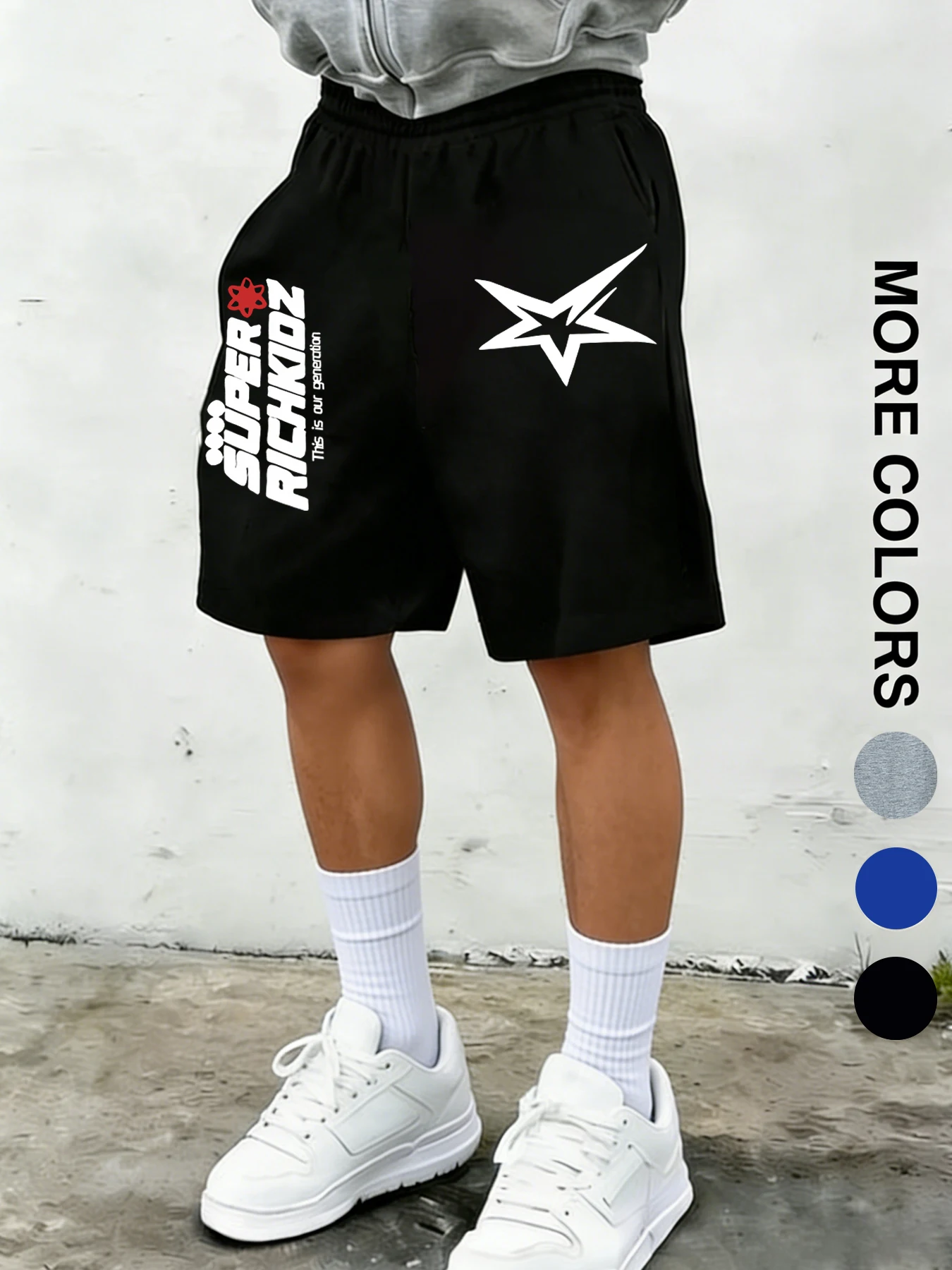 Men's Summer High-Street Style Printed Knit Shorts: Casual Sporty and Streetwear Shorts
Men's Summer High-Street Style Printed Knit Shorts: Casual Sporty and Streetwear Shorts
