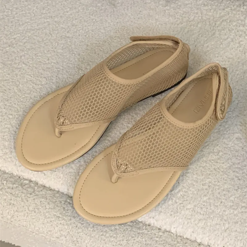 Comfort Breathable Mesh Clip Toe Brand Flip Flops Women Summer Fashion Round Toe Flat Sandals Casual Concise Non-slip Beach Shoe
Comfort Breathable Mesh Clip Toe Brand Flip Flops Women Summer Fashion Round Toe Flat Sandals Casual Concise Non-slip Beach Shoe