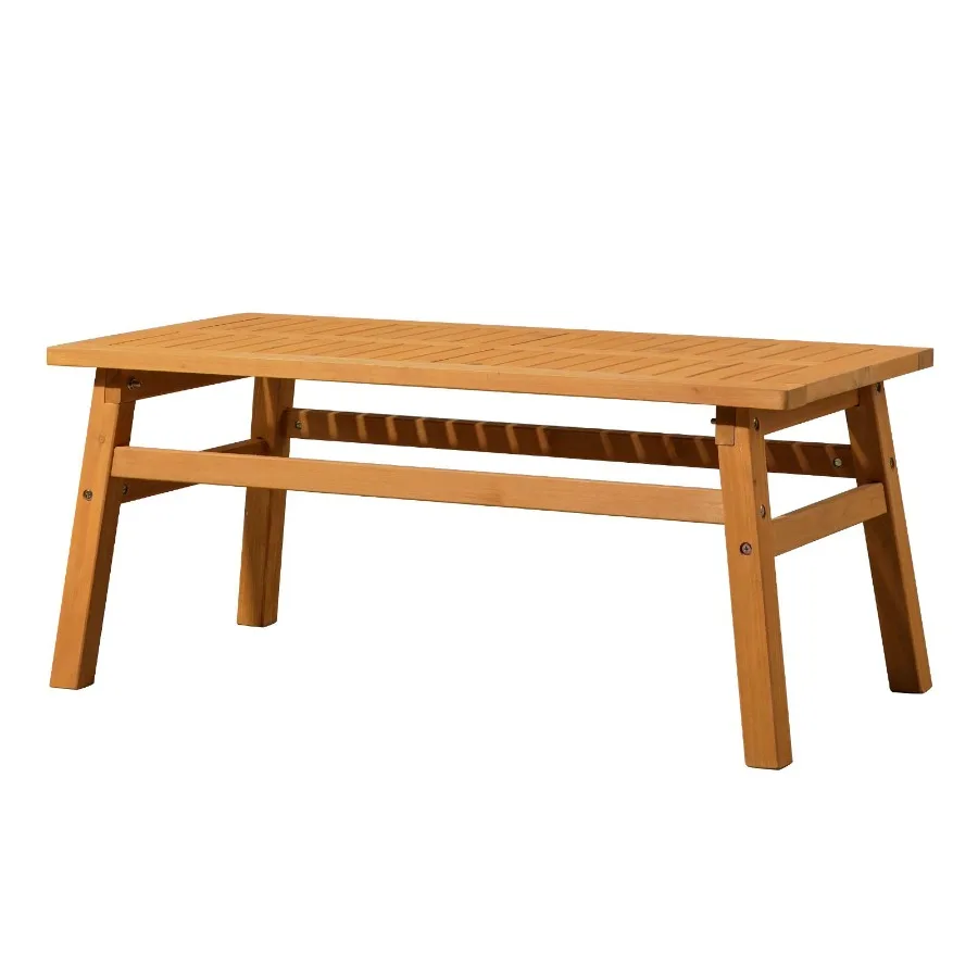 Outdoor Wood Coffee Table 42 Farmhouse Side Table for Patio Solid Cedar Wood Accent Table with Slatted Tabletop for Garden Pool
Outdoor Wood Coffee Table 42 Farmhouse Side Table for Patio Solid Cedar Wood Accent Table with Slatted Tabletop for Garden Pool