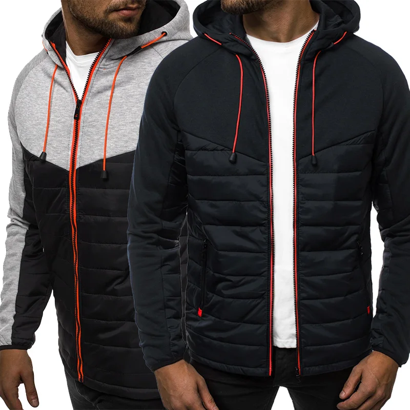 Fashionable men's patchwork jacket Military style casual men's windbreaker jacket Men's zippered hip-hop hooded jacket
Fashionable men's patchwork jacket Military style casual men's windbreaker jacket Men's zippered hip-hop hooded jacket