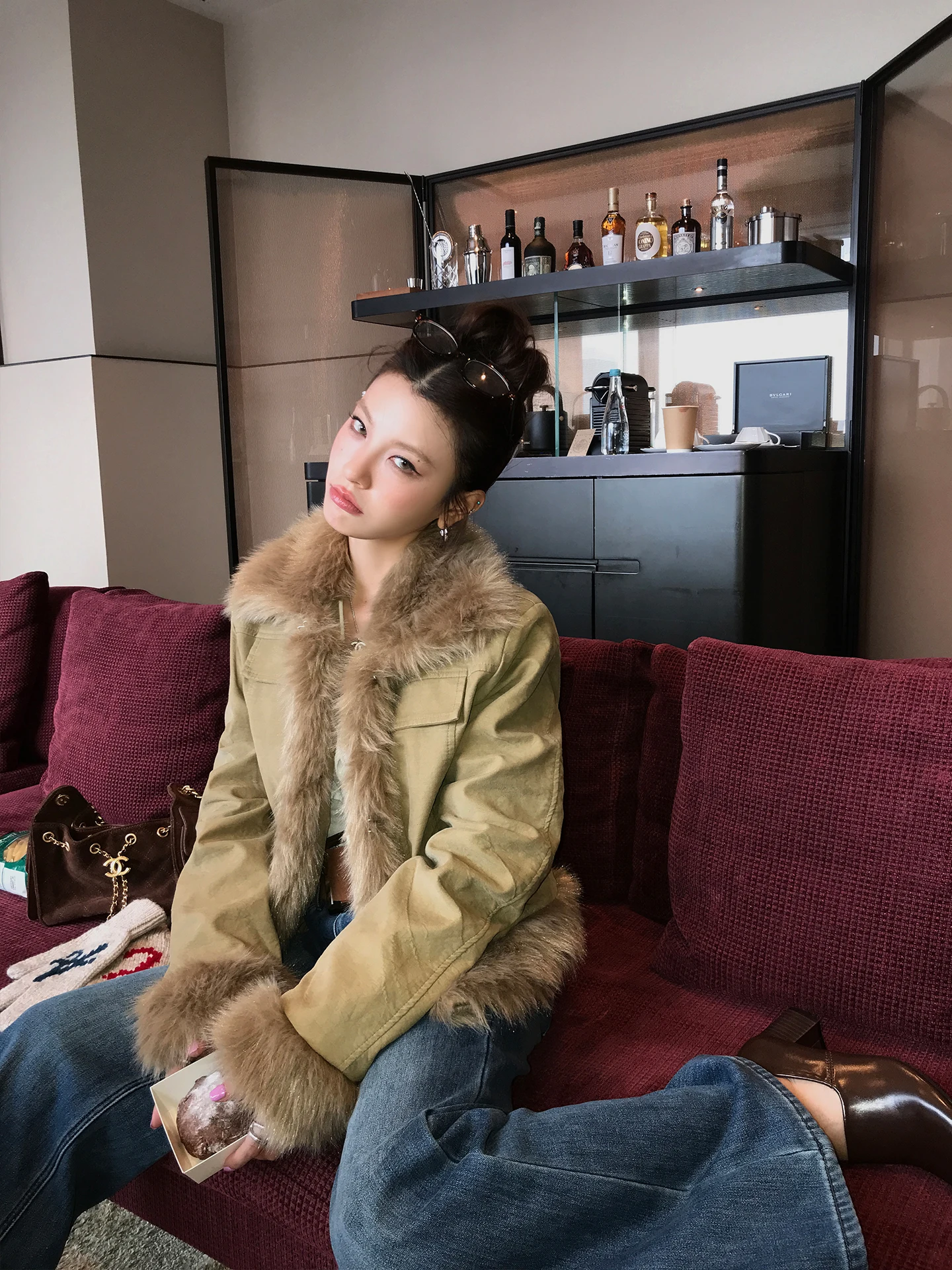 DULA York Winter Journey ort Cotton Jaet Women's Slim Fit Coat Warm Cotton Clothes Fluffy Collar Korean Sle Commute
DULA York Winter Journey ort Cotton Jaet Women's Slim Fit Coat Warm Cotton Clothes Fluffy Collar Korean Sle Commute