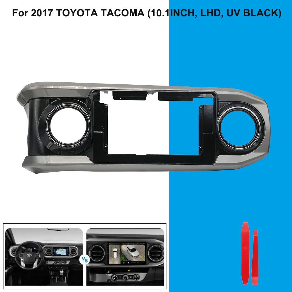 Для 2017 TOYOTA TACOMA 10,1 дюйма LHD авторадио Fascias Android GPS MP5 стерео Speler 2 Din головное устройство панель приборная рама установка 
Для 2017 TOYOTA TACOMA 10,1 дюйма LHD авторадио Fascias Android GPS MP5 стерео Speler 2 Din головное устройство панель приборная рама установка