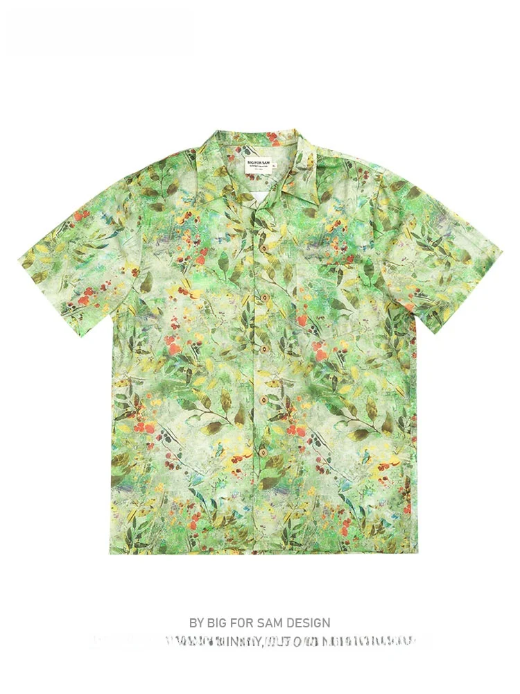 Hawaii irt Cuban Collar ort Sve Beach Floral Print Men's Loose Fit Summer Faion Casual irt Big for Sam
Hawaii irt Cuban Collar ort Sve Beach Floral Print Men's Loose Fit Summer Faion Casual irt Big for Sam