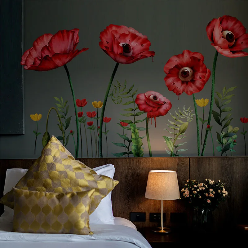 Big Size Bloodeye Floral Halloween Wall Decor Living Room Bedroom Wall Ssticker Background Deco Self-adhesive Wall Stickers
Big Size Bloodeye Floral Halloween Wall Decor Living Room Bedroom Wall Ssticker Background Deco Self-adhesive Wall Stickers