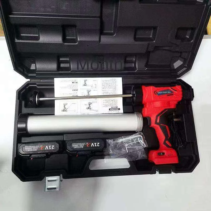 High Power 20V Cordless Caulking Gun Battery Operated Sealant Gun for Cartridge and Sausage Use
High Power 20V Cordless Caulking Gun Battery Operated Sealant Gun for Cartridge and Sausage Use
