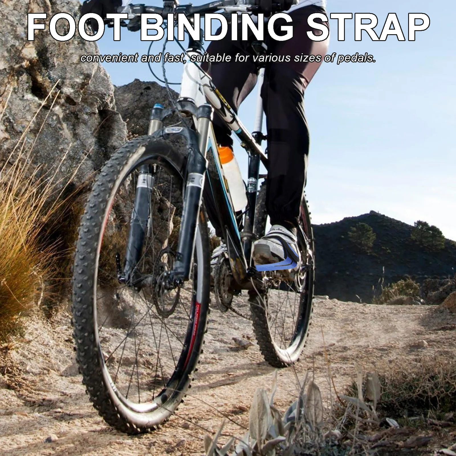 2Pcs Bicycle Pedal Straps Ultra Lightweight Adjustable Blue Toe Clips for Fixed Gear Mountain Bike Cycling Safety Anti-Slip
2Pcs Bicycle Pedal Straps Ultra Lightweight Adjustable Blue Toe Clips for Fixed Gear Mountain Bike Cycling Safety Anti-Slip