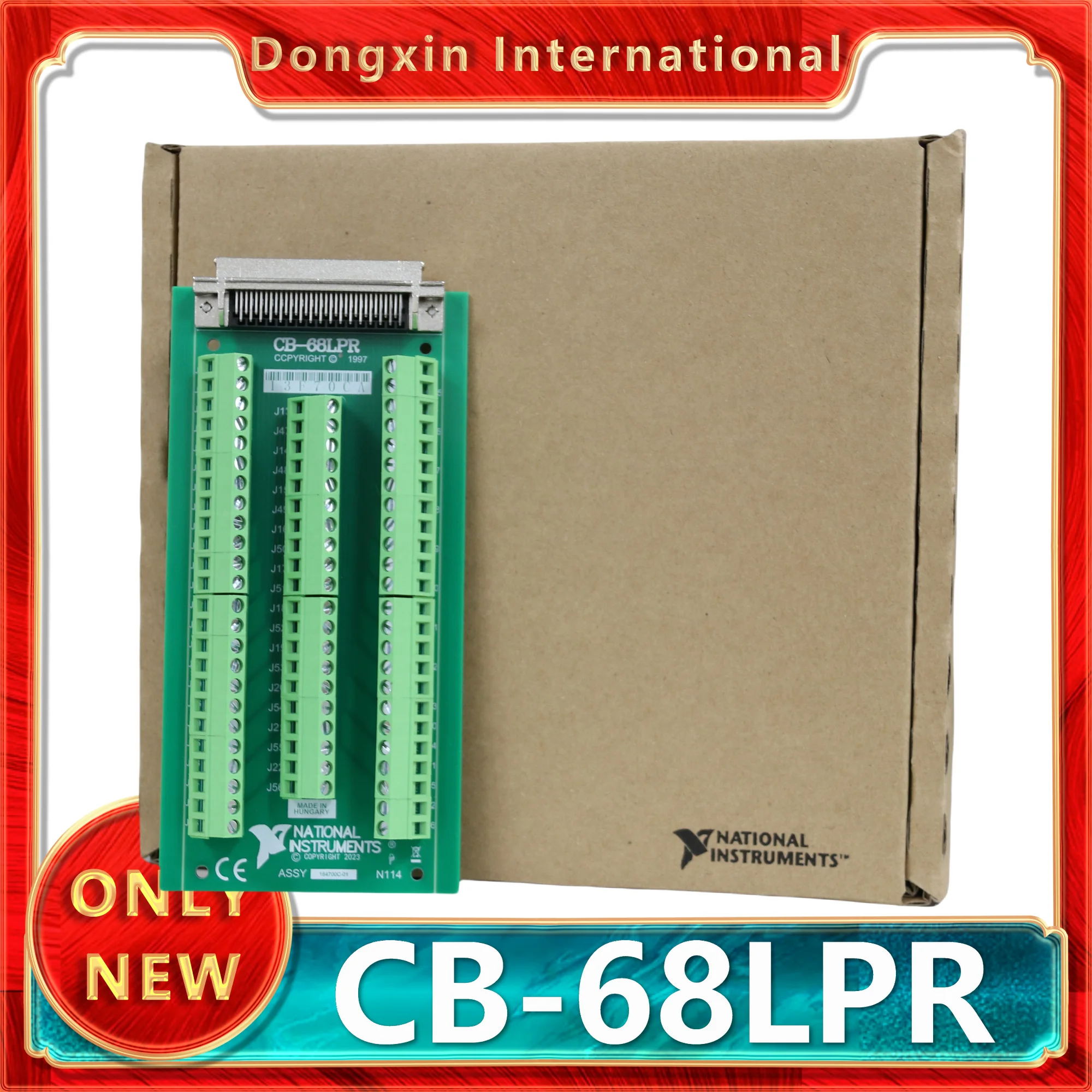 Official genuine CB-68LPR junction box 68-pin VHDCI right-angle female head to 68-pin bolt terminal female
Official genuine CB-68LPR junction box 68-pin VHDCI right-angle female head to 68-pin bolt terminal female