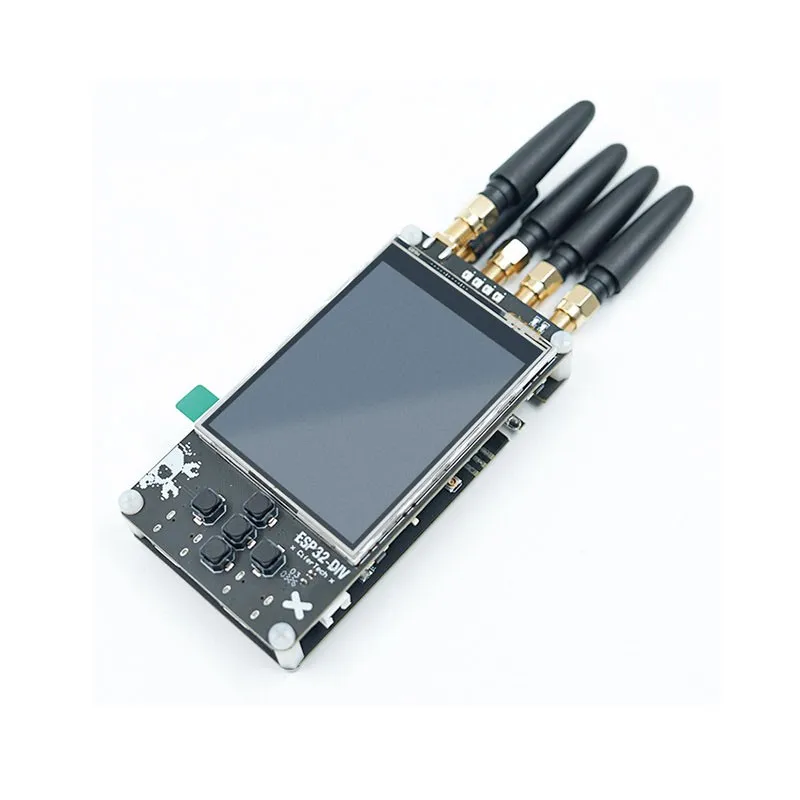 ESP32-DIV V2.0 WiFi+Bluetooth NRF24 RF Chip ESP32 Development Board Handheld Wireless Analysis and Testing Tool (Short Antenna)
ESP32-DIV V2.0 WiFi+Bluetooth NRF24 RF Chip ESP32 Development Board Handheld Wireless Analysis and Testing Tool (Short Antenna)