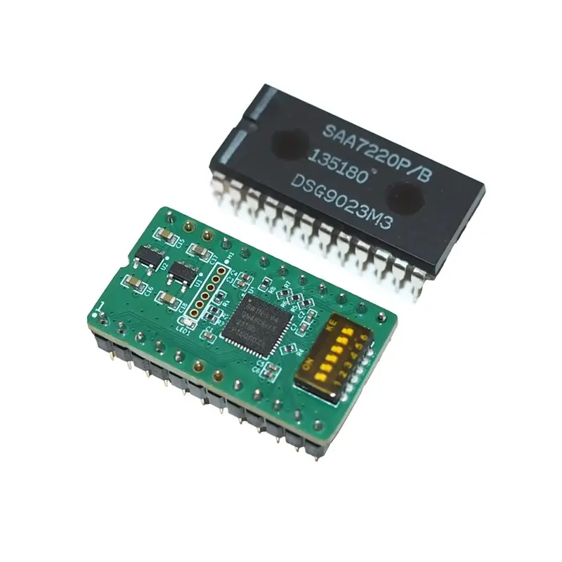 Модуль замены цифрового фильтра AS95-FPGA SAA7220 DF7220 DF7220S1 NOS/4X/8X с преобразованием вверх (Up-Conversion) 192K/384K
Модуль замены цифрового фильтра AS95-FPGA SAA7220 DF7220 DF7220S1 NOS/4X/8X с преобразованием вверх (Up-Conversion) 192K/384K
