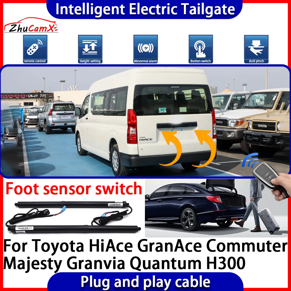Automatic kit Trunk Intelligent Electric Tail Gate Lift Tailgate for Toyota HiAce GranAce Commuter Majesty Granvia Quantum H300
Automatic kit Trunk Intelligent Electric Tail Gate Lift Tailgate for Toyota HiAce GranAce Commuter Majesty Granvia Quantum H300