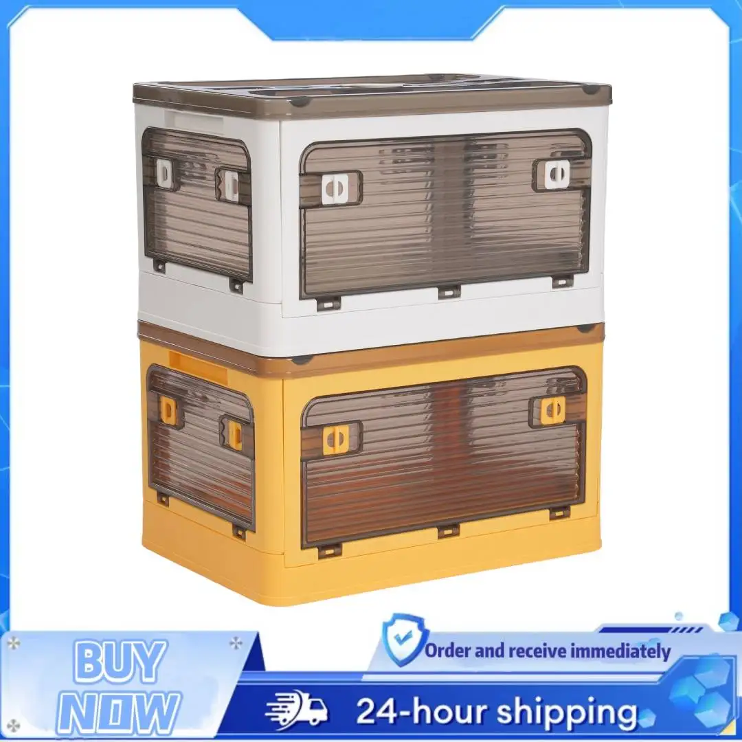 Набор из 2 складных контейнеров для хранения на колесиках, большой вместимости, из полипропилена, мобильный органайзер с открывающимися боковинами для дома, спальни
Набор из 2 складных контейнеров для хранения на колесиках, большой вместимости, из полипропилена, мобильный органайзер с открывающимися боковинами для дома, спальни