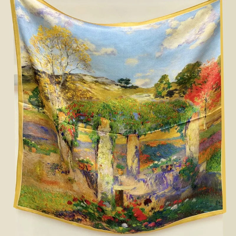 Scarf High-Grade Landscape 100% Women's Fashion All-Match
Scarf High-Grade Landscape 100% Women's Fashion All-Match