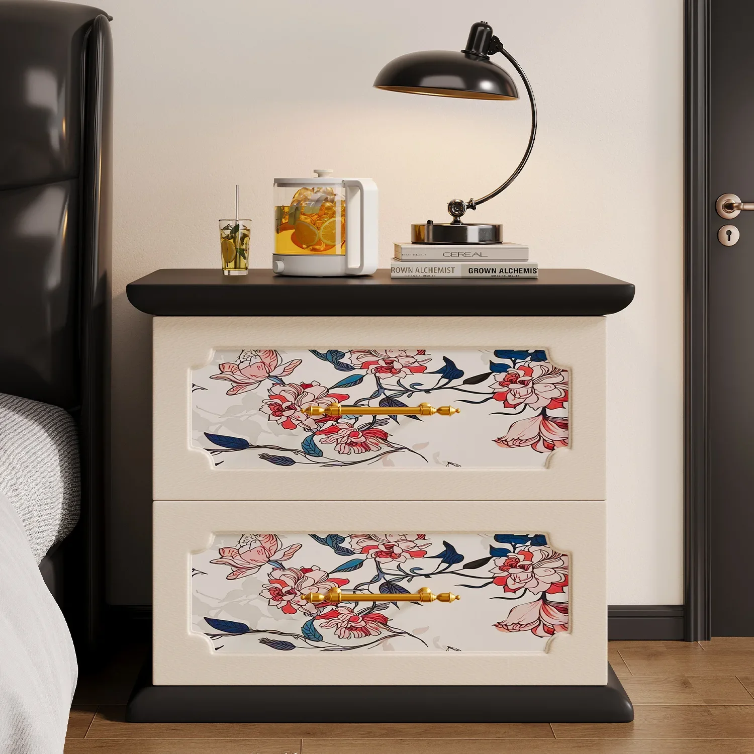 Retro Bedside Frame Cabinet Decorative Fixture Nightstand Bedroom Indoor Household Interior Layout Bedroom Furniture
Retro Bedside Frame Cabinet Decorative Fixture Nightstand Bedroom Indoor Household Interior Layout Bedroom Furniture