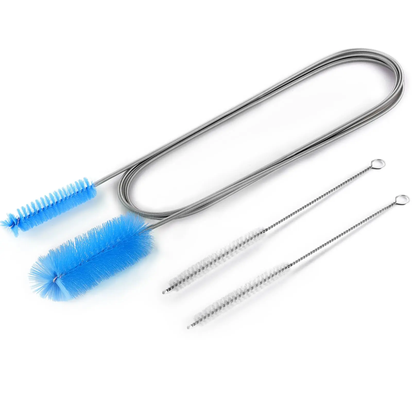Elastic Long Drain Brush, Double Elastic End Nylon Cleaning Hose Brush, Spring Brush U-Shaped Pipe Cleaning Brush Straw Brush, Double-Headed Brush Refrigerator Cleaner, Length 61inch (Approximately 155cm)
Elastic Long Drain Brush, Double Elastic End Nylon Cleaning Hose Brush, Spring Brush U-Shaped Pipe Cleaning Brush Straw Brush, Double-Headed Brush Refrigerator Cleaner, Length 61inch (Approximately 155cm)