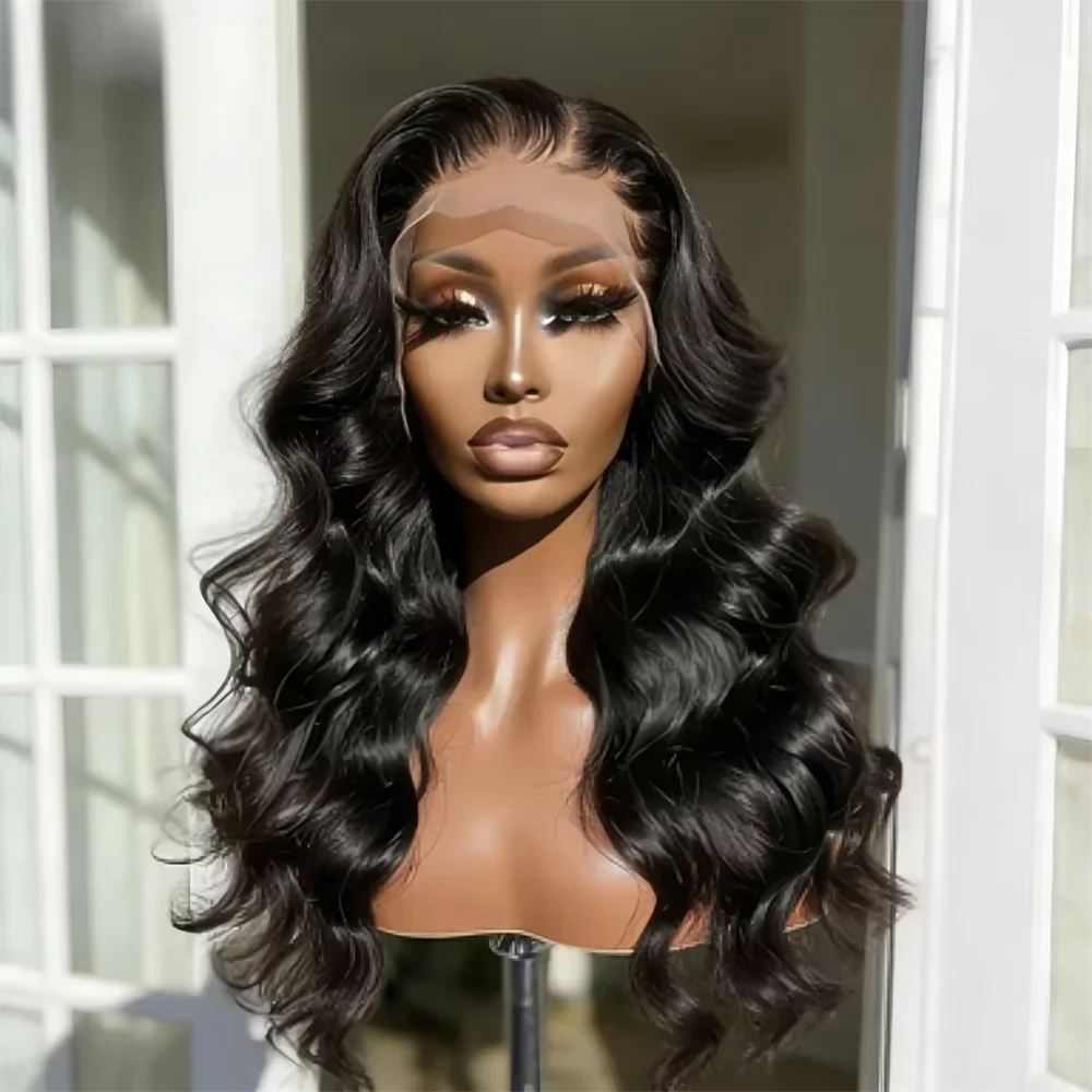 Black Body Wave 26Inch 180%Density Glueless 13*4*1 Lace Front Wigs For Women With Baby Hair Synthetic Fiber Daily Wear Wigs
Black Body Wave 26Inch 180%Density Glueless 13*4*1 Lace Front Wigs For Women With Baby Hair Synthetic Fiber Daily Wear Wigs