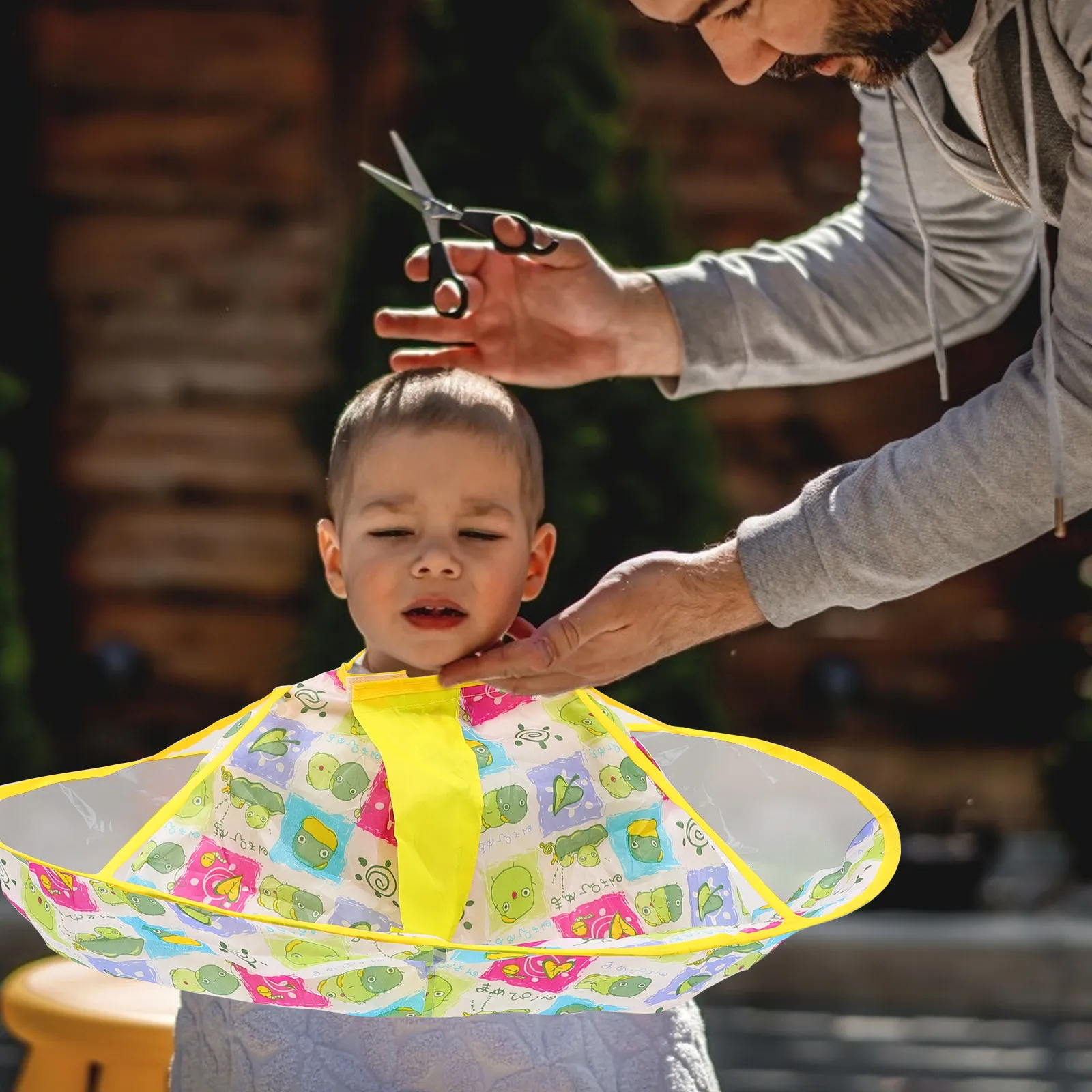 Haircut Cloak Cartoon Barber Cape Kids Shaving Hairdressing Gown Transparent Apron Styling Salon Children Hair Cutting Safe
Haircut Cloak Cartoon Barber Cape Kids Shaving Hairdressing Gown Transparent Apron Styling Salon Children Hair Cutting Safe