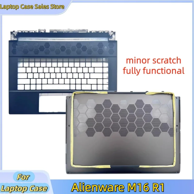 95New laptop For Alienware M16 R1 Upper Case Palmrest Cover/Bottom Base Cover
95New laptop For Alienware M16 R1 Upper Case Palmrest Cover/Bottom Base Cover