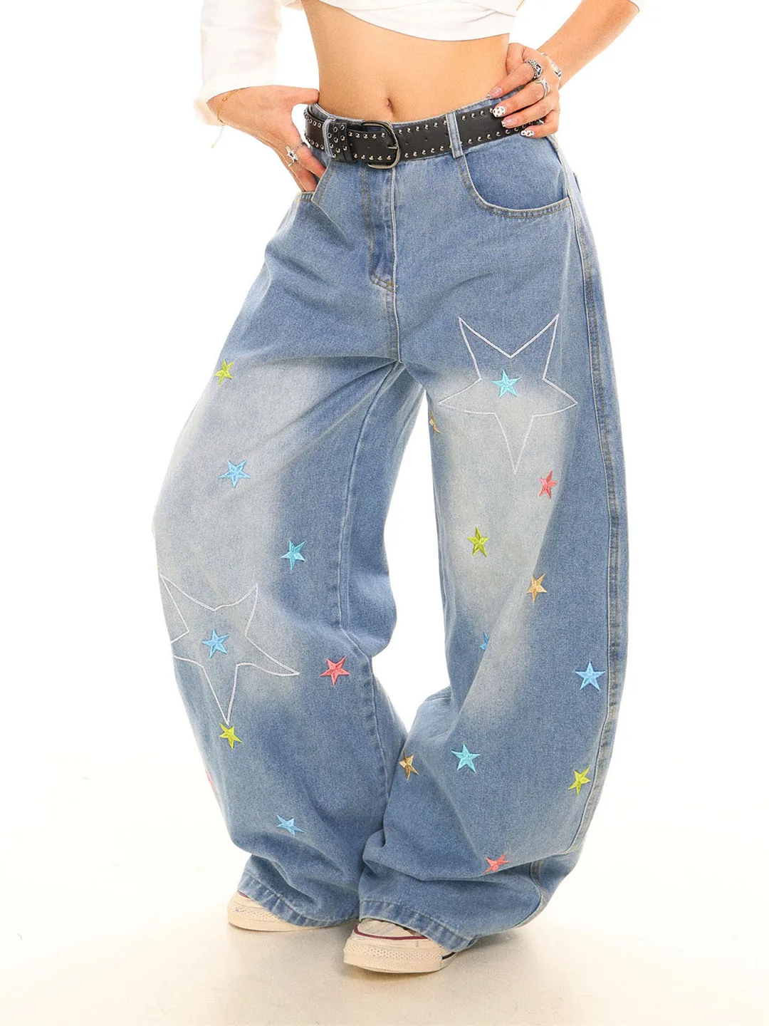 Women's Blue Y2k Jeans Harajuku 90s Vintage Baggy Denim Trouser Japanese 2000s Style Boyfriend Jeans Pants Oversize Clothes 2025
Women's Blue Y2k Jeans Harajuku 90s Vintage Baggy Denim Trouser Japanese 2000s Style Boyfriend Jeans Pants Oversize Clothes 2025
