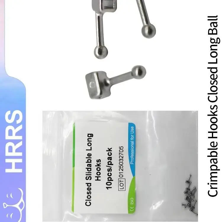 10 шт./упак. стоматологические раздвижные крючки, обжимные крючки, закрытый длинный шар
10 шт./упак. стоматологические раздвижные крючки, обжимные крючки, закрытый длинный шар