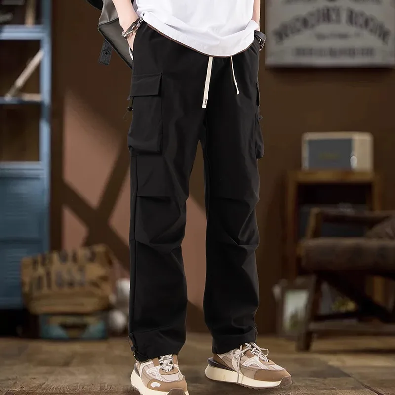 Autumn New Wide Leg Pocket Cargo Pants Men Trousers Neutral Loose Casual Cotton Straight Outdoor Fashion Pants Big Size 5xl
Autumn New Wide Leg Pocket Cargo Pants Men Trousers Neutral Loose Casual Cotton Straight Outdoor Fashion Pants Big Size 5xl