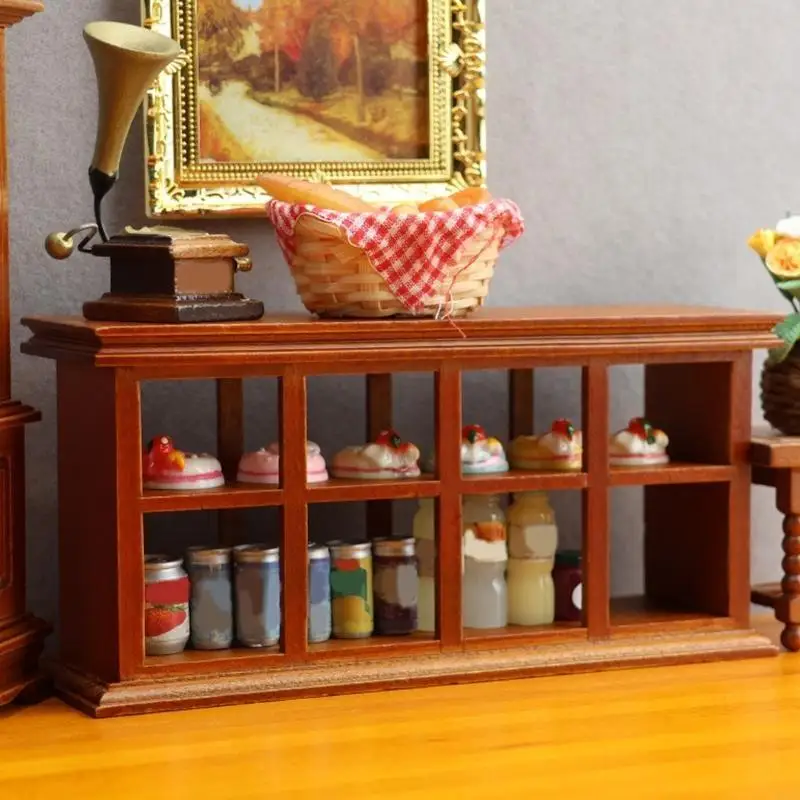 Cabinet 1:12 Realistic Display Shelf Model Cabinet Decorative Pretend Play
Cabinet 1:12 Realistic Display Shelf Model Cabinet Decorative Pretend Play