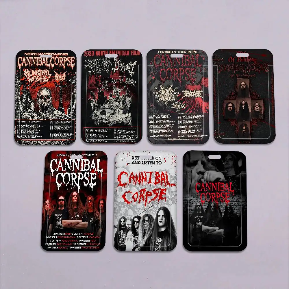 Держатель для рабочего пропуска/удостоверения личности C-Cannibal C-Corpse Band с ремешком для выставочных пропусков, бейджей и карт для сотрудников
Держатель для рабочего пропуска/удостоверения личности C-Cannibal C-Corpse Band с ремешком для выставочных пропусков, бейджей и карт для сотрудников