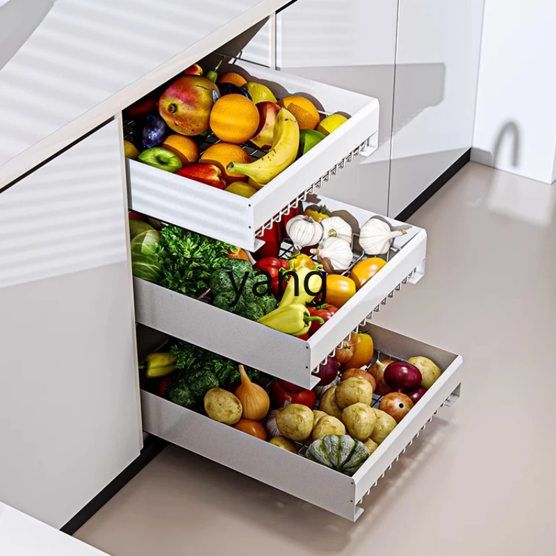 LH Pull-out Vegetable Storage Rack Under Cabinet Sink Layered Basket Organizer
LH Pull-out Vegetable Storage Rack Under Cabinet Sink Layered Basket Organizer