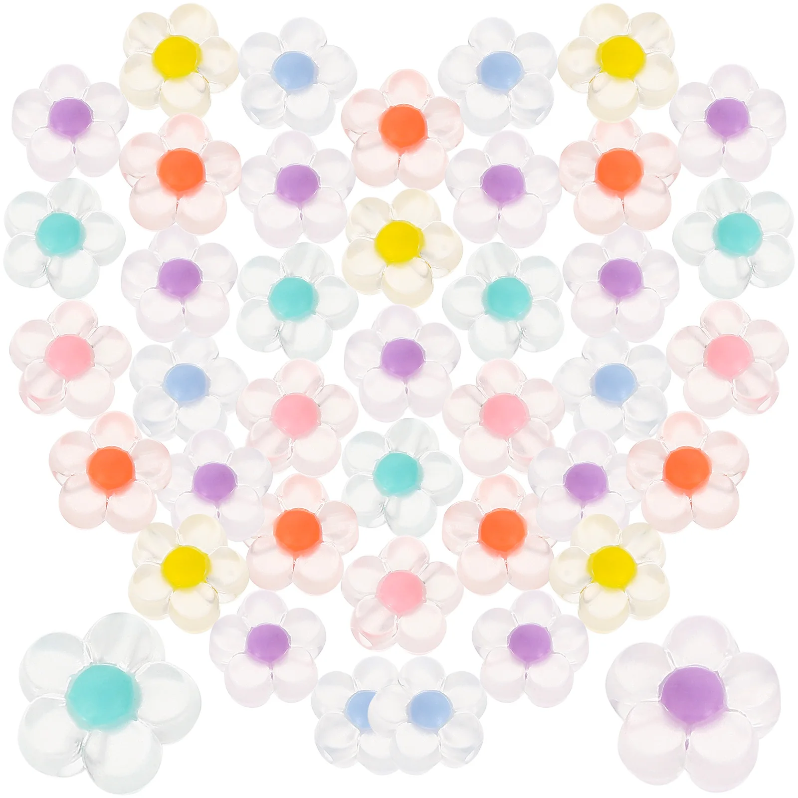 200pcs Acrylic DIY Bracelet Necklace Jewelry Making Accessories Spacer Flower Beads with Holes Craft Beads for Necklace
200pcs Acrylic DIY Bracelet Necklace Jewelry Making Accessories Spacer Flower Beads with Holes Craft Beads for Necklace