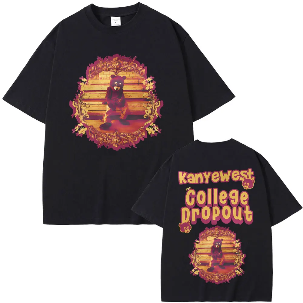 Rapper Kanye West The College Dropout Music Album Graphic Tshirt Men Hip Hop Fashion Vintage T-shirts Male Oversized T Shirts
Rapper Kanye West The College Dropout Music Album Graphic Tshirt Men Hip Hop Fashion Vintage T-shirts Male Oversized T Shirts