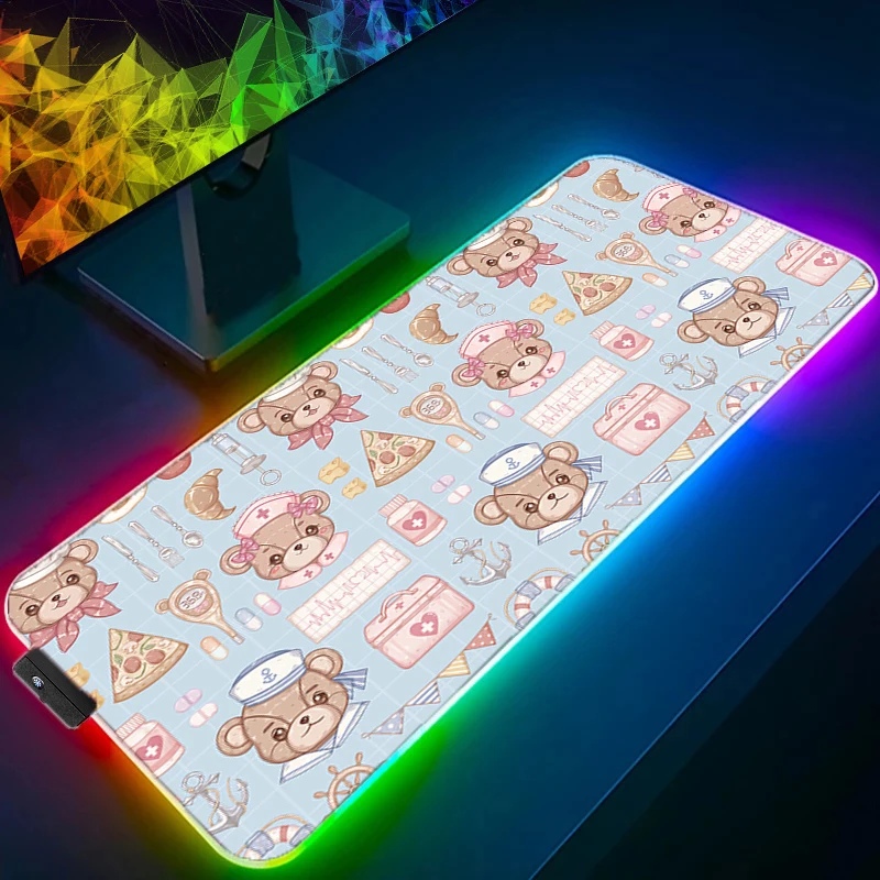 Desk Mat Carpet Desk Accessories Laptop RGB LED Baby Bear Gamer Mausepad Mouse Pad Mousepad Office Tables Mouse Mat Keyboard Pad
Desk Mat Carpet Desk Accessories Laptop RGB LED Baby Bear Gamer Mausepad Mouse Pad Mousepad Office Tables Mouse Mat Keyboard Pad