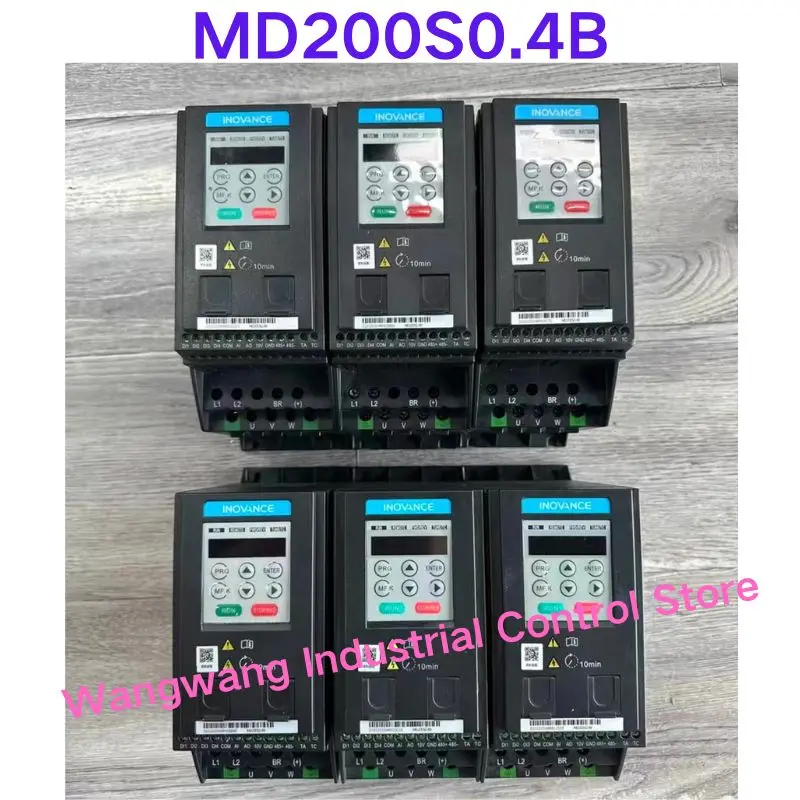 Second-hand test OK , Inverter MD200S0.4B, 0.4KW
Second-hand test OK , Inverter MD200S0.4B, 0.4KW