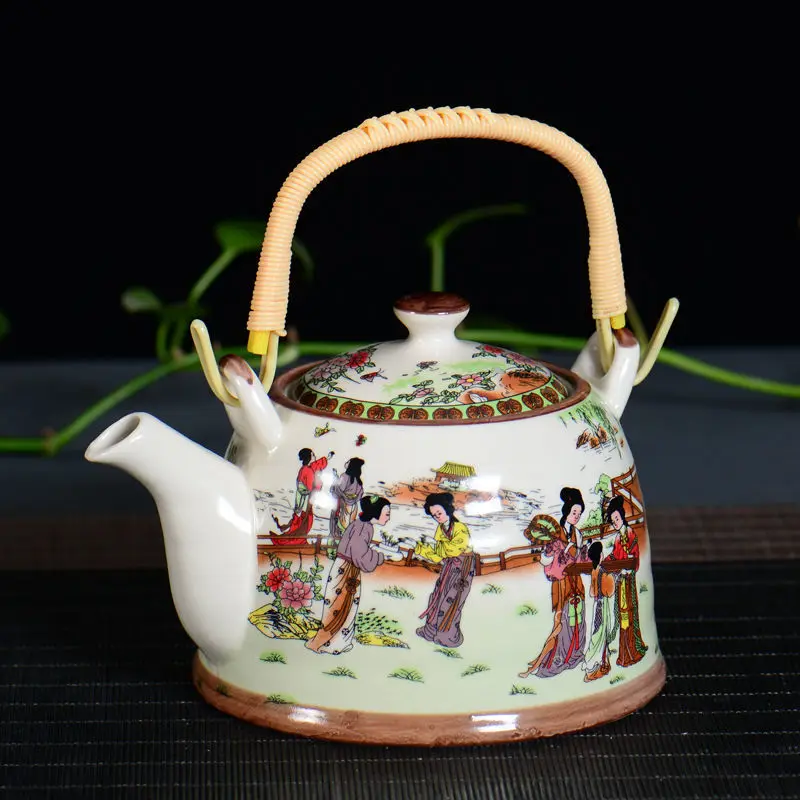 The New Kettle Restaurant Restaurant Household Heat-resistant Teapot Cold Kettle Flower Teapot with Filter Tea Mesh 1L Kitchen
The New Kettle Restaurant Restaurant Household Heat-resistant Teapot Cold Kettle Flower Teapot with Filter Tea Mesh 1L Kitchen
