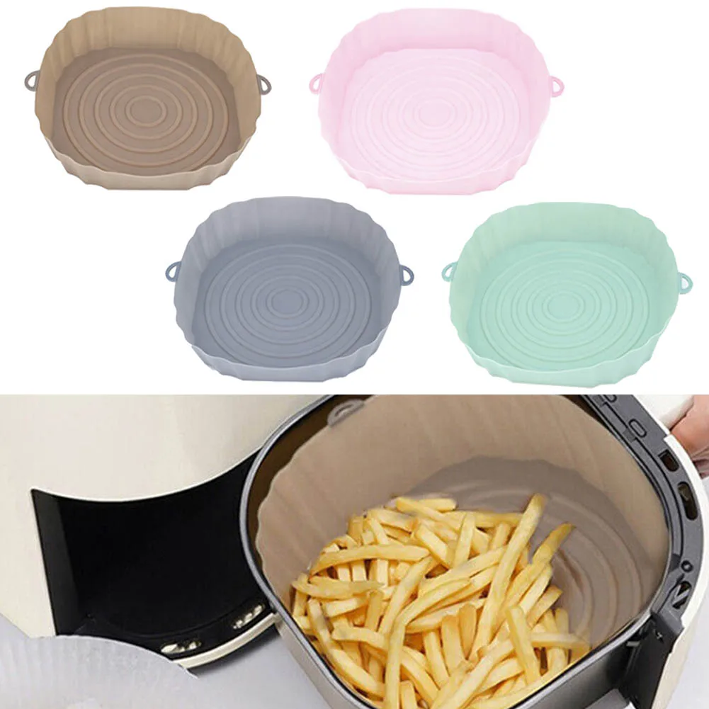 Air Fryer Silicone Pot Baking Basket Oven Non Stick Liners Air For -20°C To 220°C For Air Fryer Oven Microwave Replacement Parts
Air Fryer Silicone Pot Baking Basket Oven Non Stick Liners Air For -20°C To 220°C For Air Fryer Oven Microwave Replacement Parts