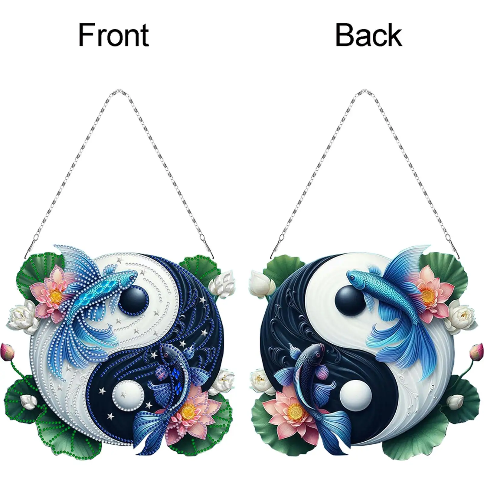 Набор для алмазной вышивки 2D «Рыба Инь-Ян»: плоская алмазная живопись, подвеска, декор для дома
Набор для алмазной вышивки 2D «Рыба Инь-Ян»: плоская алмазная живопись, подвеска, декор для дома