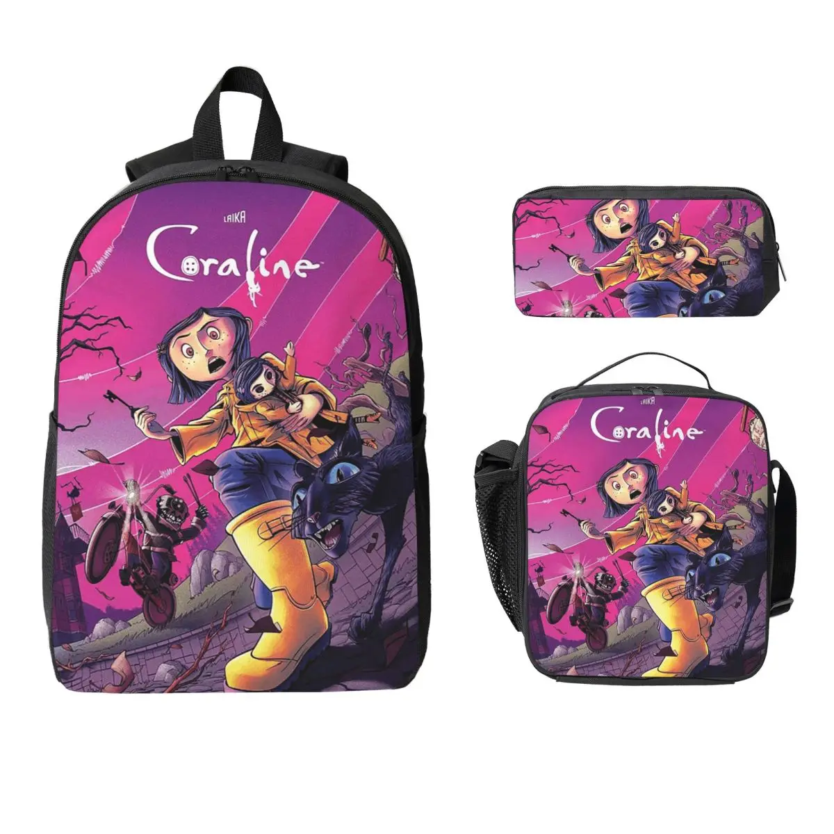 Enchanted Coralines Animation Backpack Student BookBag School Bag Laptop Shoulder Bags 3ps Insulated Lunch Bag Pencil Case
Enchanted Coralines Animation Backpack Student BookBag School Bag Laptop Shoulder Bags 3ps Insulated Lunch Bag Pencil Case