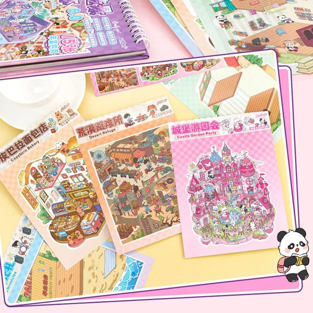 Новая миниатюрная книга-наклейка для сцены из домашних животных, мини-визуальное укладка, книга с наклейками для пейзажа «сделай сам», коллекция миниатюрных сцен
Новая миниатюрная книга-наклейка для сцены из домашних животных, мини-визуальное укладка, книга с наклейками для пейзажа «сделай сам», коллекция миниатюрных сцен