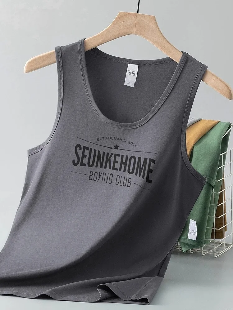 High-End Ice Silk Vest Men's Summer Qui Dry Sports Fitn Svel T-irt Busin Casual round Ne Knitted Vest
High-End Ice Silk Vest Men's Summer Qui Dry Sports Fitn Svel T-irt Busin Casual round Ne Knitted Vest