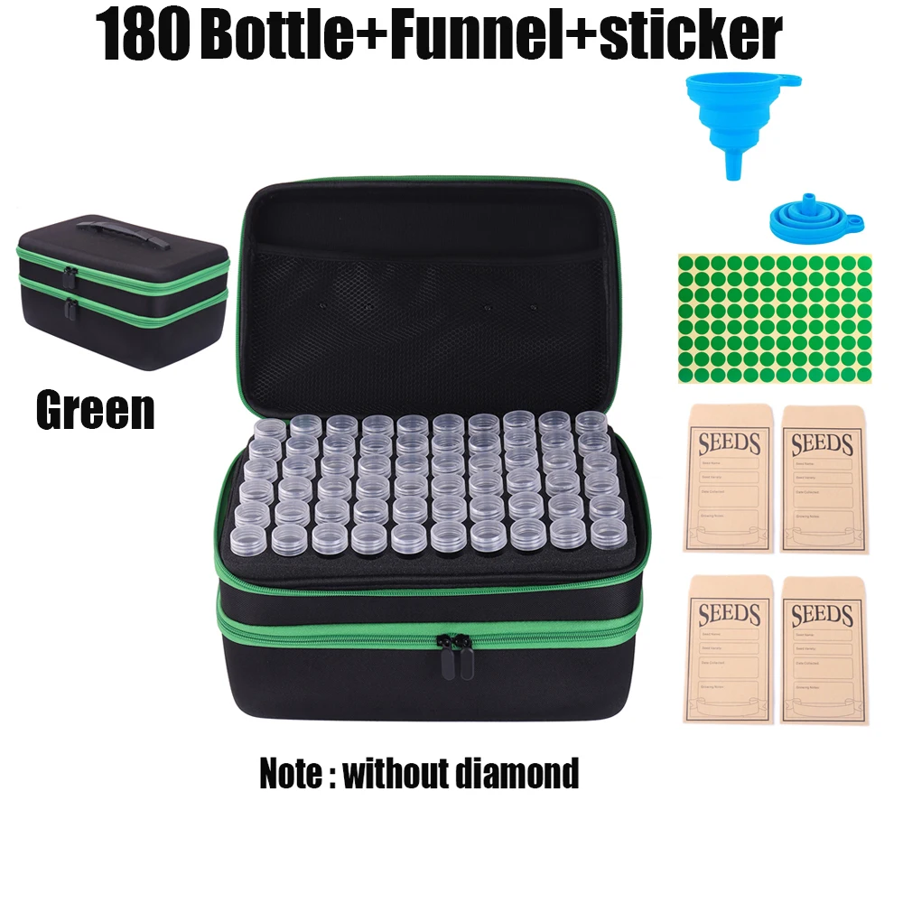 Diamond Painting Storage Containers Bag,120/60/30/180 Slots Diamond Painting Accessories Kits Tools for Diamond Art Beads
Diamond Painting Storage Containers Bag,120/60/30/180 Slots Diamond Painting Accessories Kits Tools for Diamond Art Beads